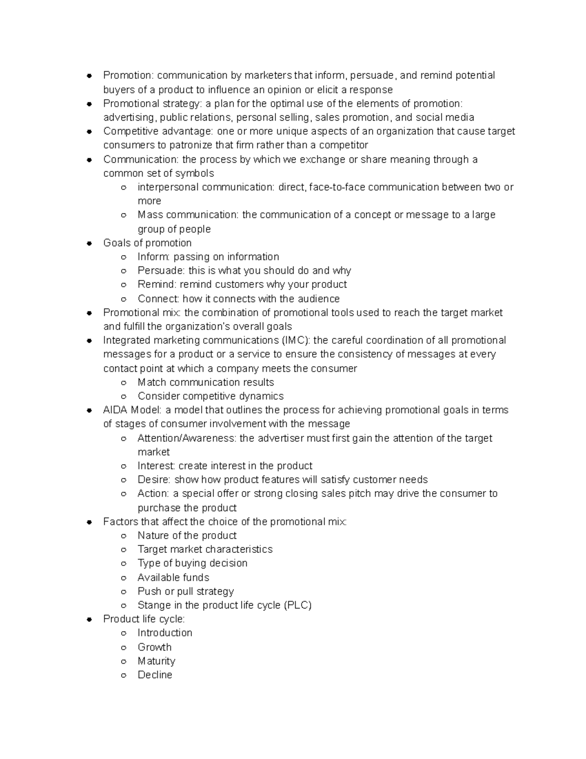 Chapter 15 Marketing Communications Promotion Communication By