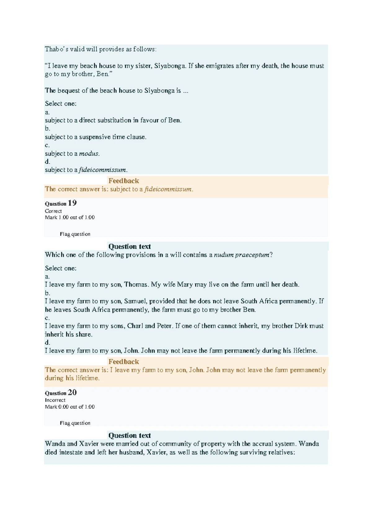 MRL3701 Self-Test Activity on Insolvency Law Principles - Studocu