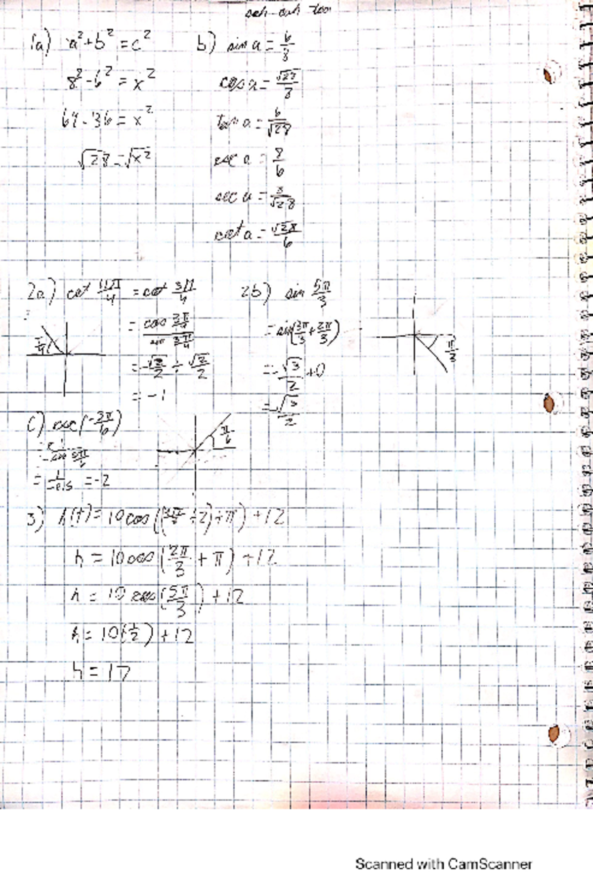Math 5 Lab 5 - Trigonometric Functions Exercises - Studocu