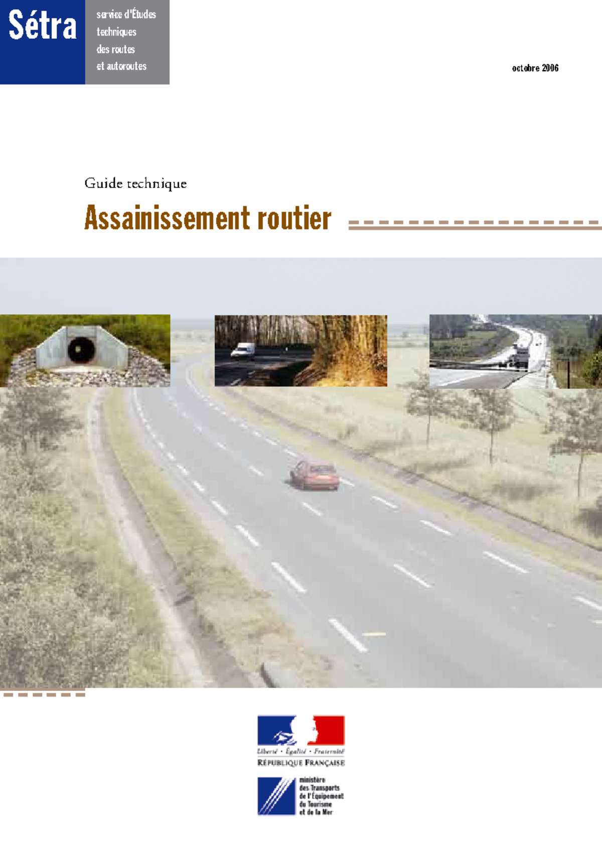 Guide Technique Assainissement Routier GTAR - Sétra 2006 - Studocu