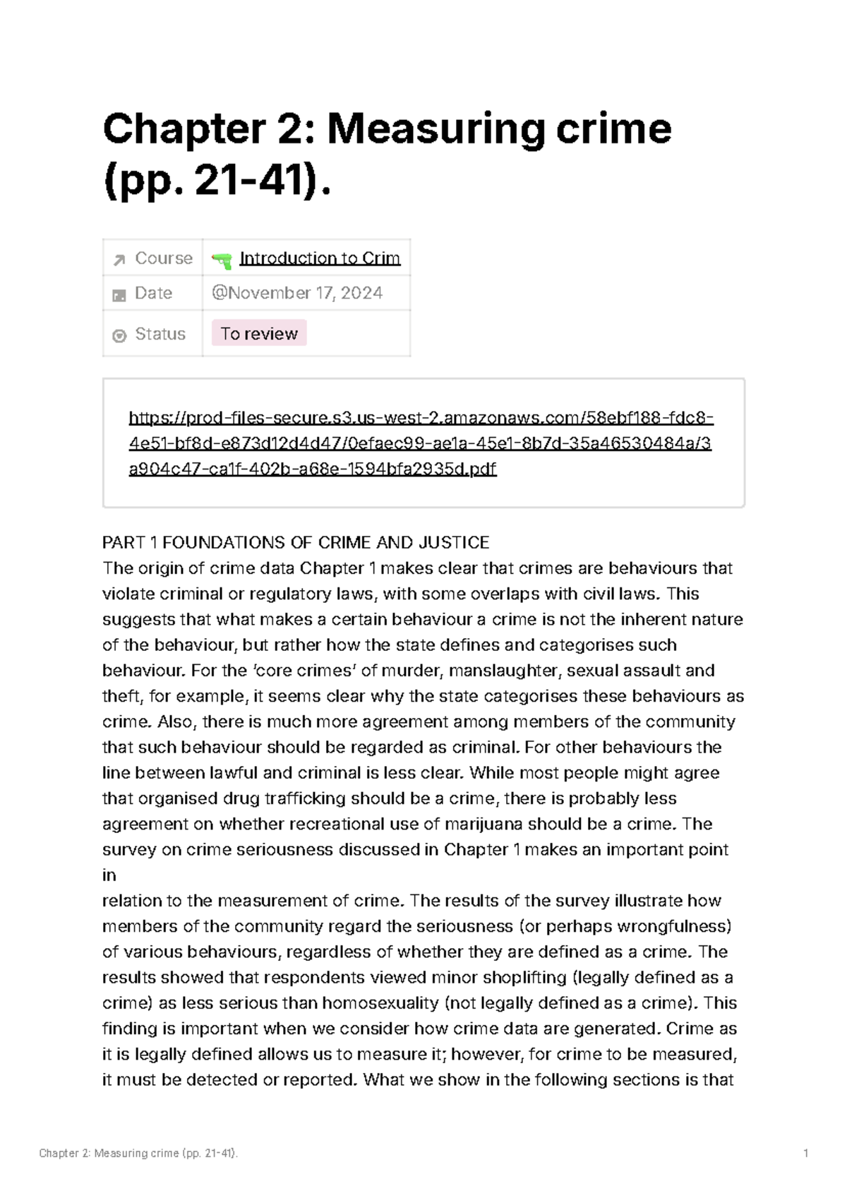 Chapter 2 Measuring crime (pp. 21-41) - Chapter 2: Measuring crime (pp ...