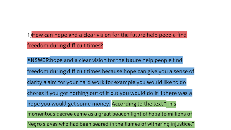 Hope and Unity in Overcoming Oppression: A Study Guide - Studocu