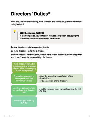 Directors' Liability on Insolvency: Outline & Key Transactions