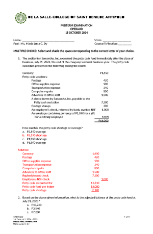 Audit of Inventories - Since inventory valuation affects the cost of ...