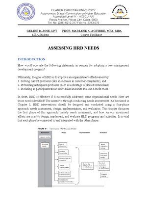 HRD Report Chapter 9 - Human Resource Development - Autonomous Status ...