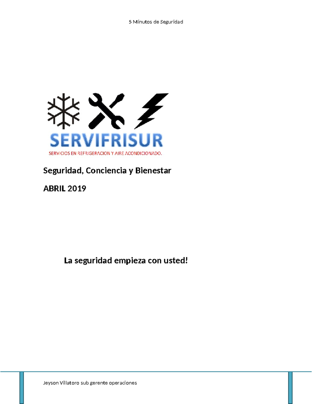 Charlas de Seguridad: 5 Minutos de Prevención y Bienestar - Document Preview