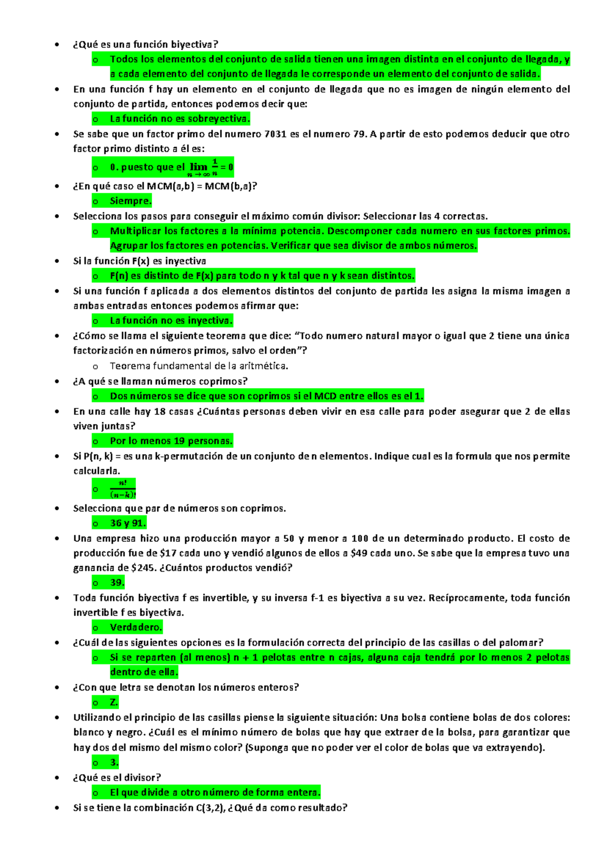 Matematica Discreta parcial 1 - Document Preview