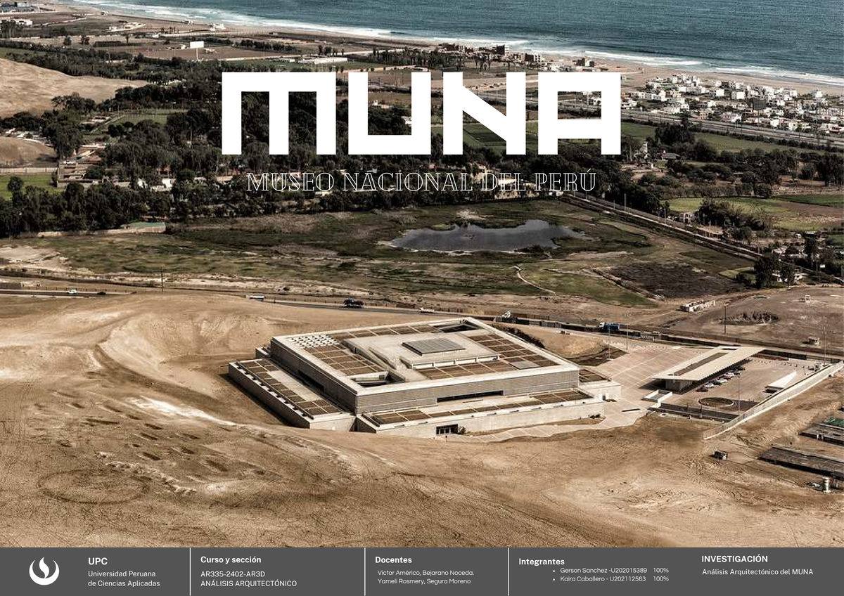 Análisis Arquitectónico del MUNA - AR335-2402-AR3D Final Exam - Document Preview