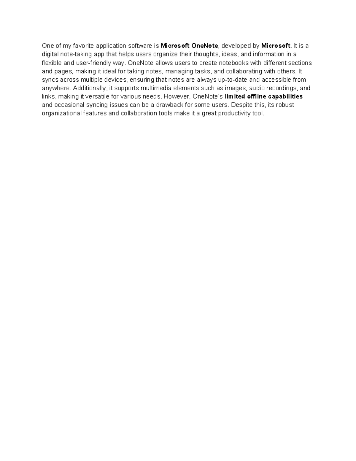 Unit2 - Haha - One of my favorite application software is Microsoft ...