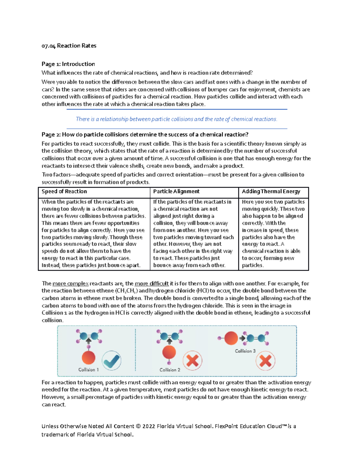 07.04 Chemistry Notes: Understanding Reaction Rates and Factors - Studocu
