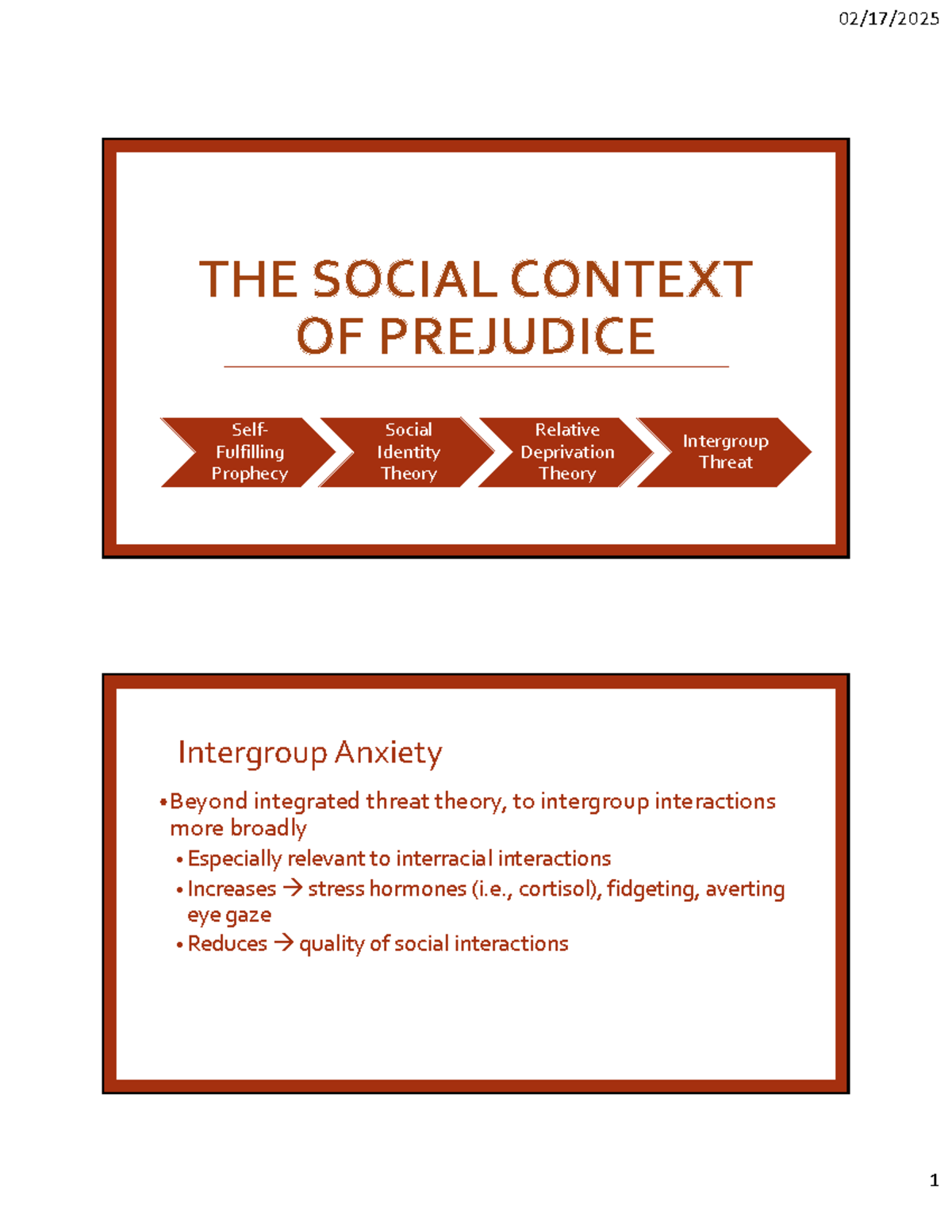 Intergroup Anxiety in Racial Interactions: Insights from S&P SP25 ...