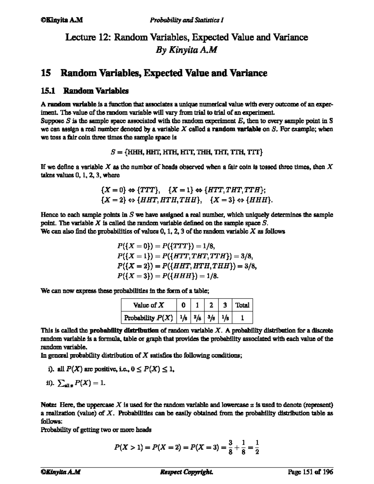 Introduction to Random Variables: Concepts and Applications - Studocu