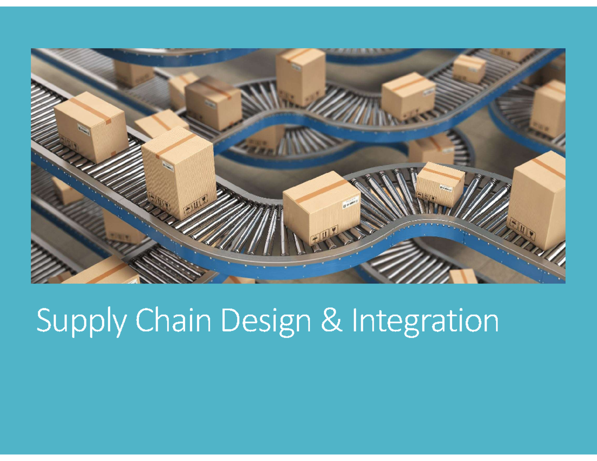 Sp 2026 Supply Chain Design: Chapter 12 Overview and Key Concepts - Studocu