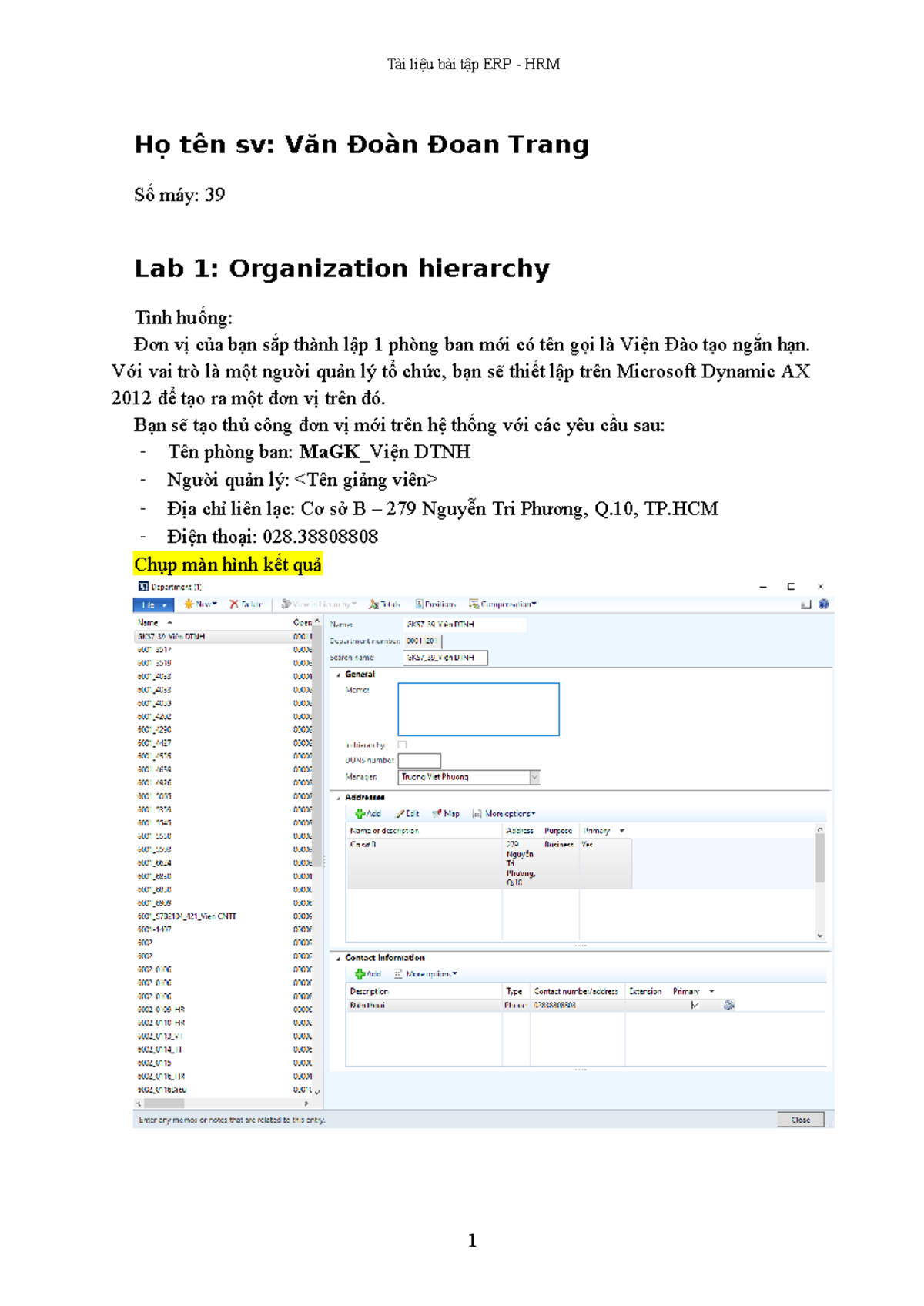 Lab Assignments for HRM (Human Resource Management) - Complete Guide ...