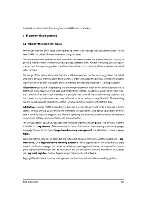 Memory Management - Study Notes & Assignments - Studocu