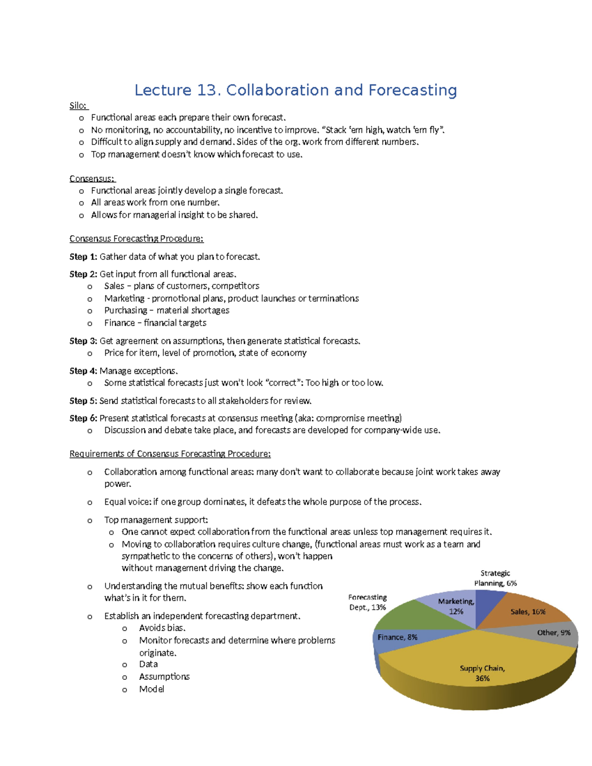 Lecture 13. Collaboration and Forecasting - Lecture 13. Collaboration ...