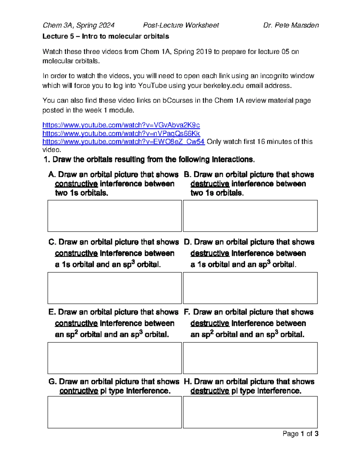 Chem 3AL Lab D: Recrystallization & Melting Points Notebook Guide - Studocu