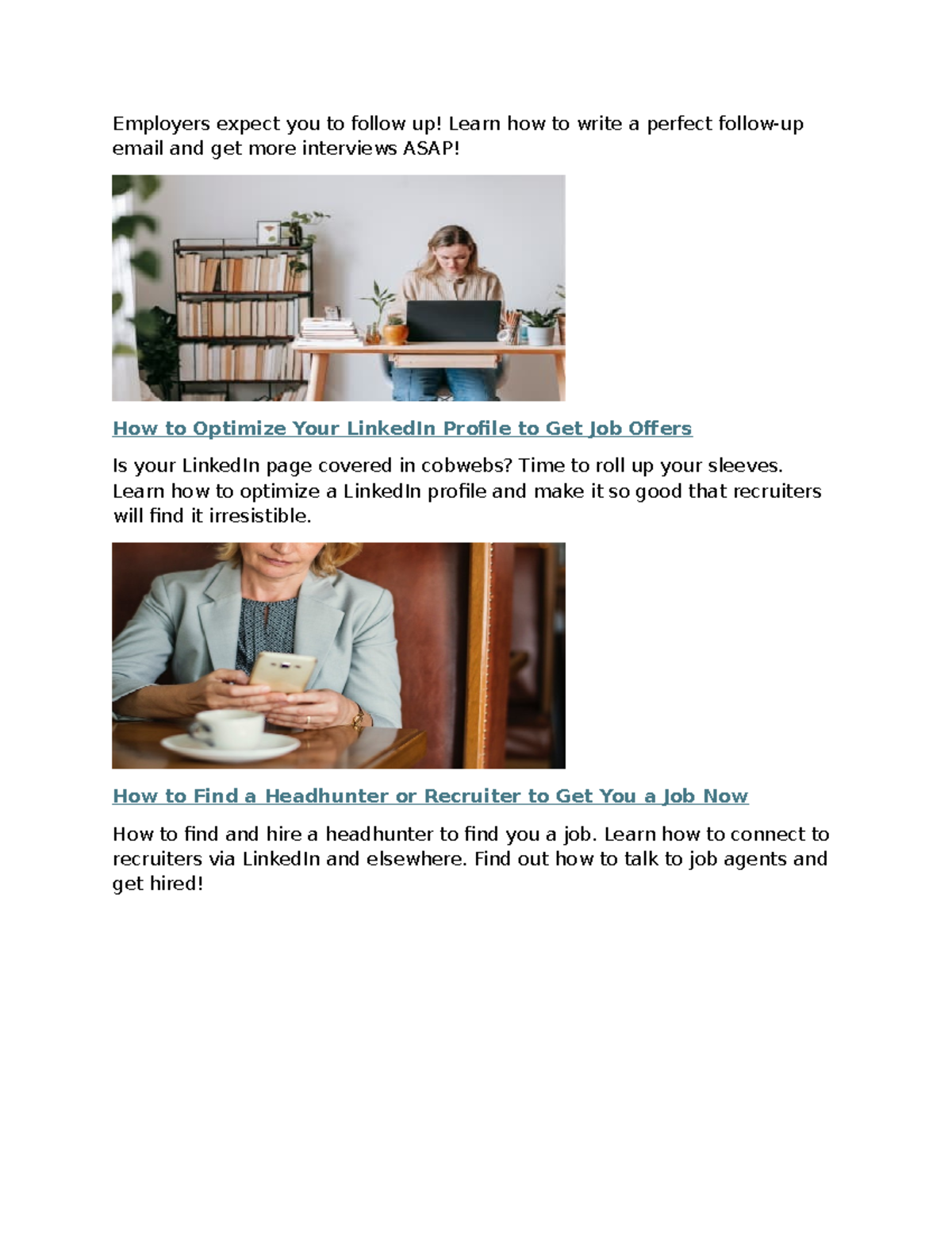 XMl ogt - Employers expect you to follow up! Learn how to write a ...