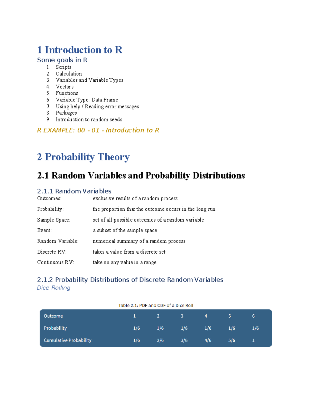 Introduction to Econometrics with R - 2025 Class Notes - Studocu