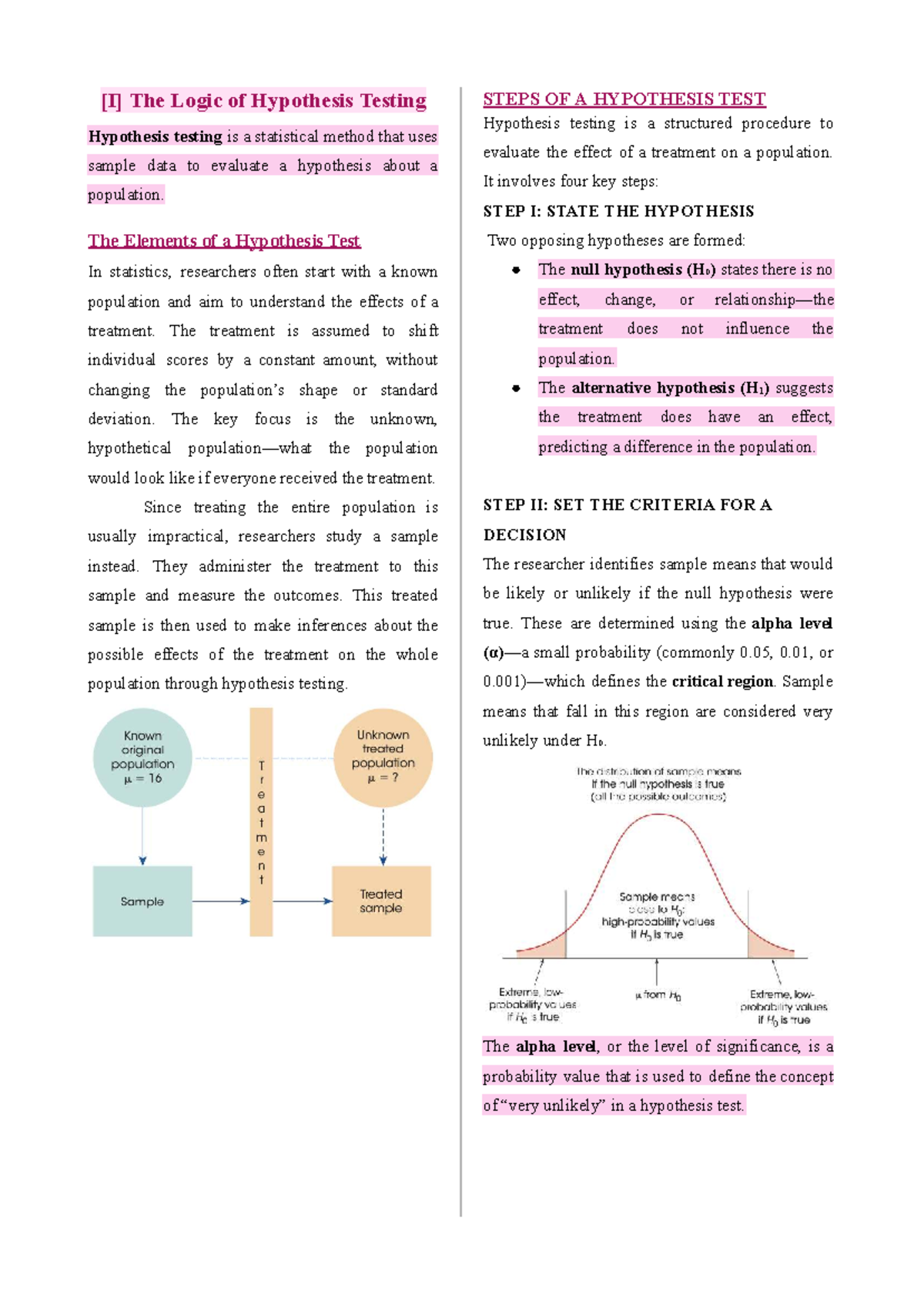 [PSL 108] STATISTIK DASAR | CHAPTER 8: HYPOTHESIS TESTING EXPLAINED ...