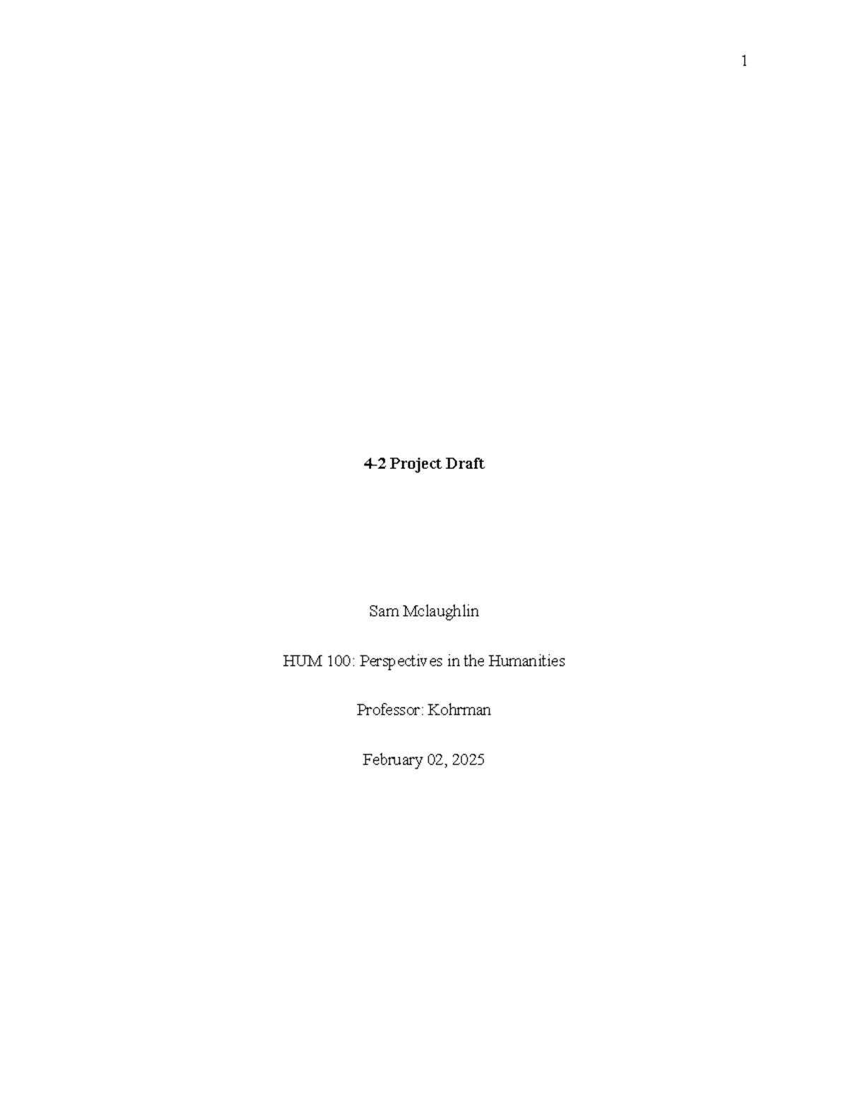 HUM 100: Project Draft on Creative Expression and Culture - Studocu