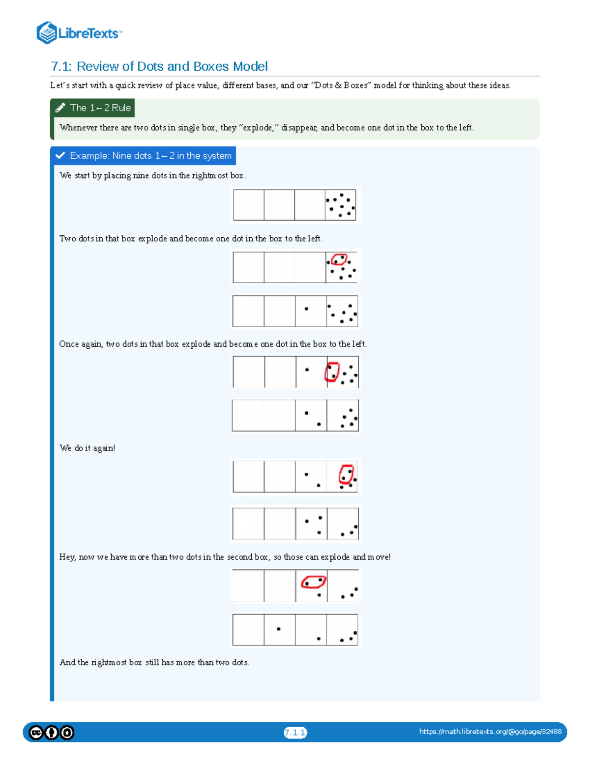 7.1: Dots and Boxes Model Review - Understanding Place Value - Studocu