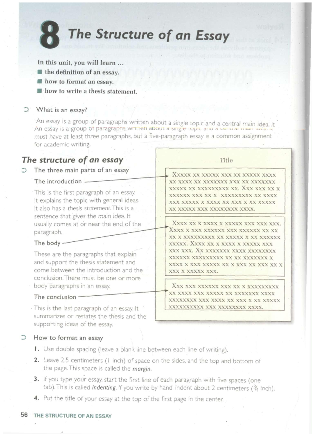 Writing Essays (ENG101) - Structure, Thesis, and Formatting Guide - Studocu