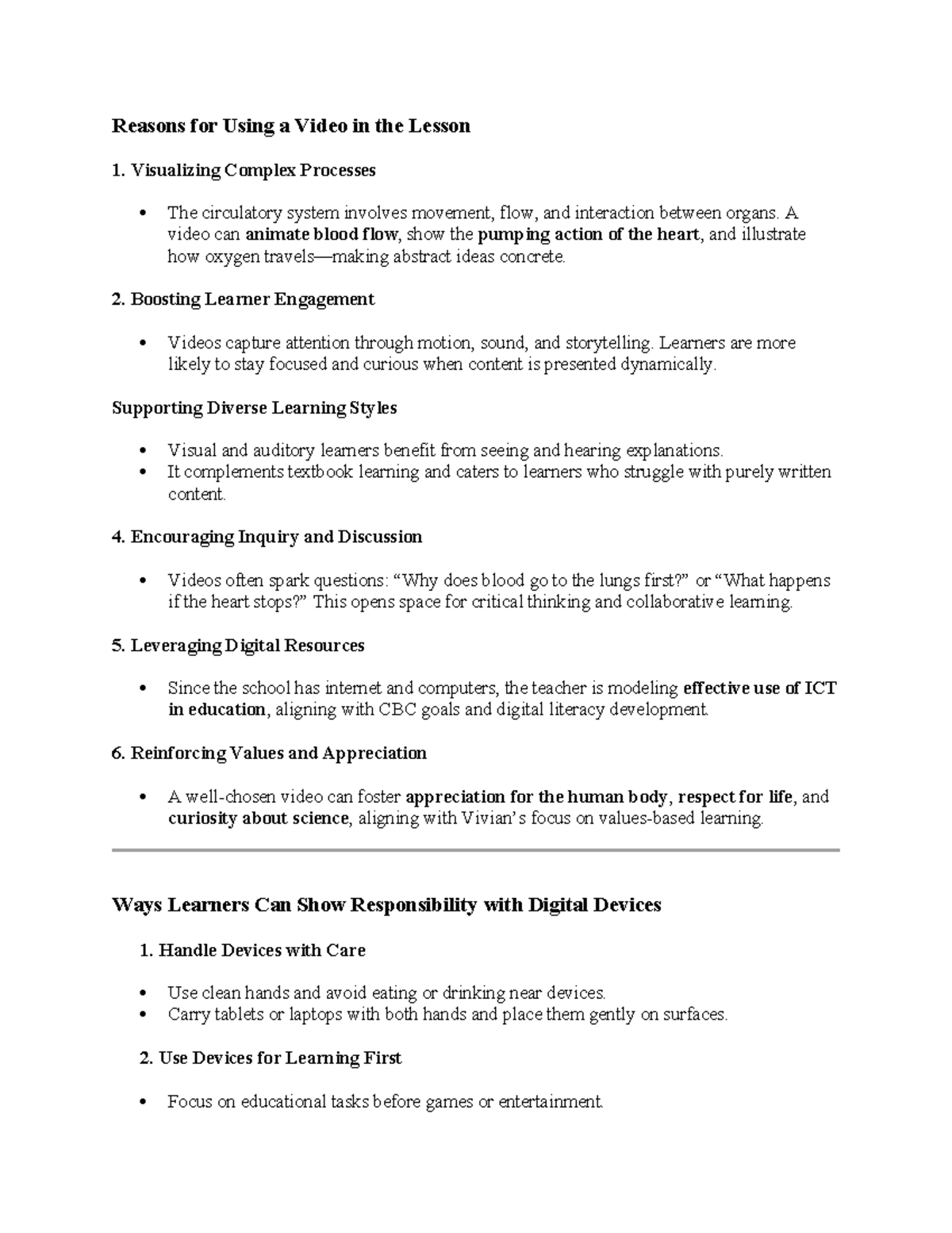 Using Videos in Lesson: Enhancing Engagement & Learning Styles - Studocu