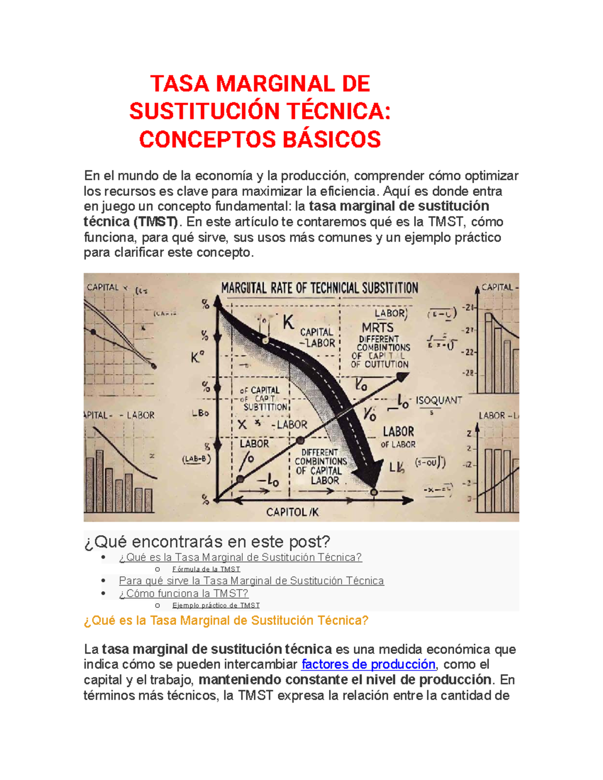 TMST: Conceptos Básicos y Aplicaciones de la Tasa Marginal de ...