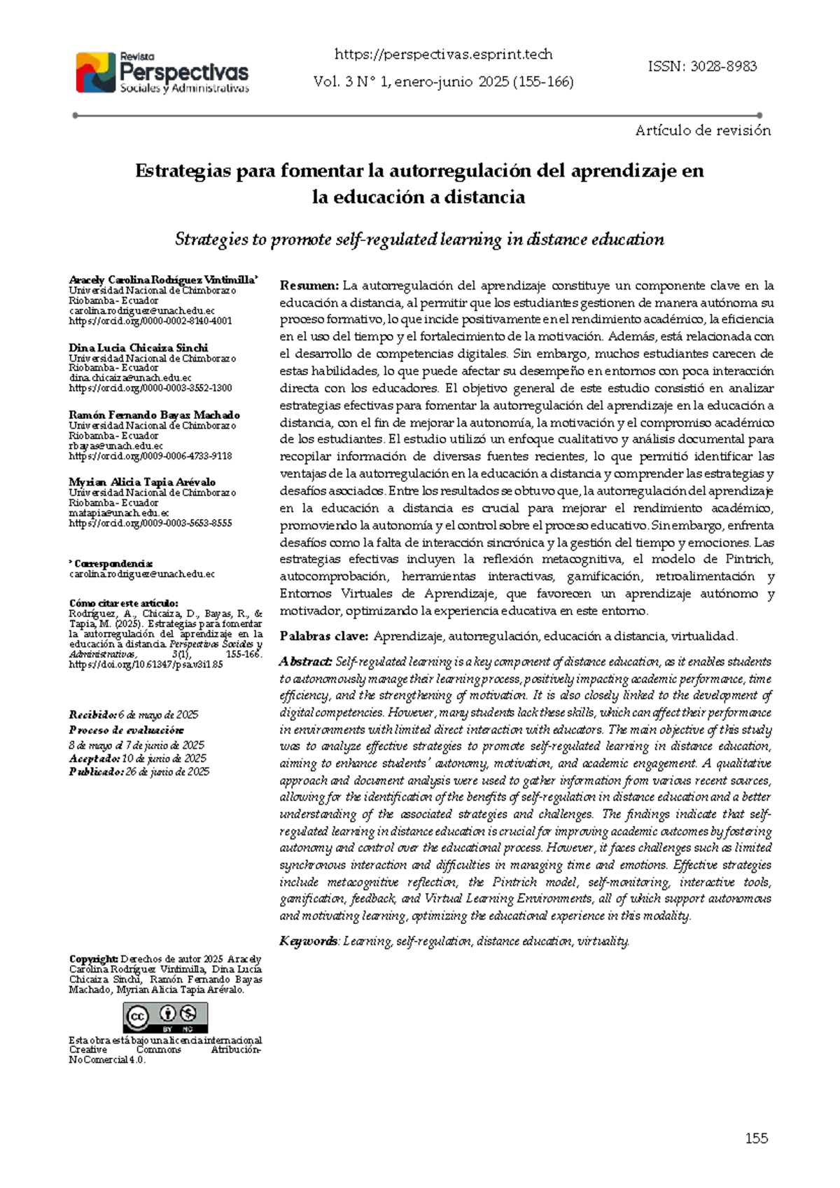 Estrategias para Fomentar la Autorregulación del Aprendizaje en ...