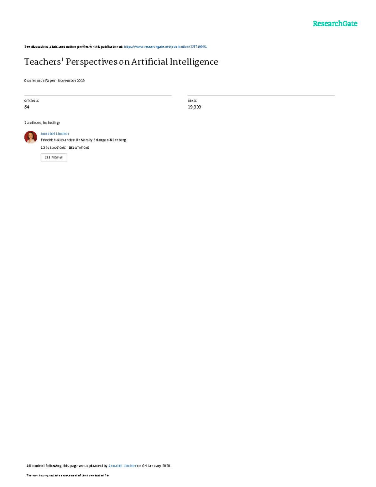 Teacher Perspectives on AI Integration in K-12 Education: A Study ...
