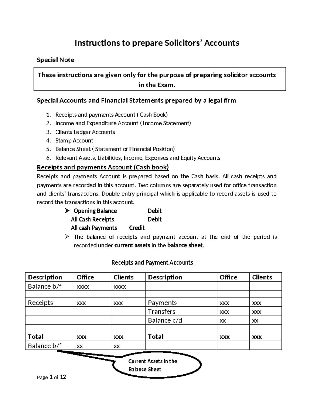 Lecture Notes - Solicitor Accounts (ACCT 101) - Studocu