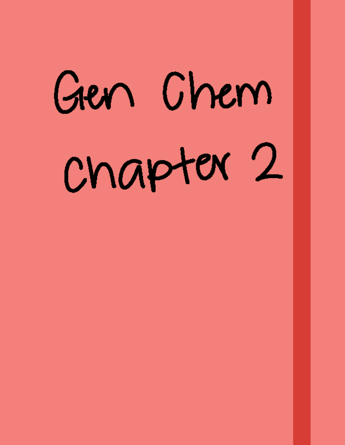 Gen Chem CH 2: Notes on Substances and Atomic Theory - Studocu