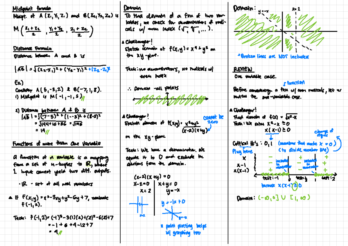Three-Dimensional Coordinate System (Intro, Multivariable Functions ...