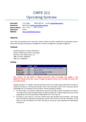 2020-2021 fall cmpe250 syllabus - CmpE 250 Data Structures and ...