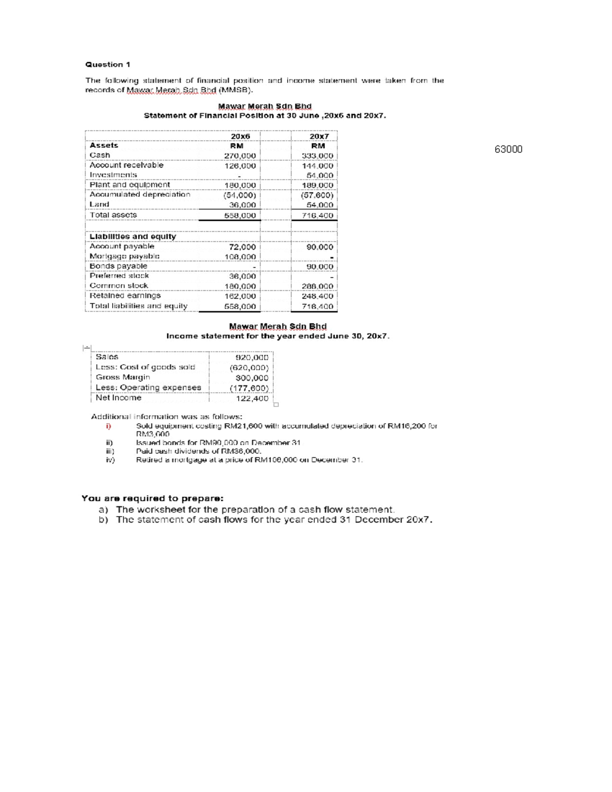 Cash Flow Statement Preparation Tutorial for MMSB Analysis - Studocu