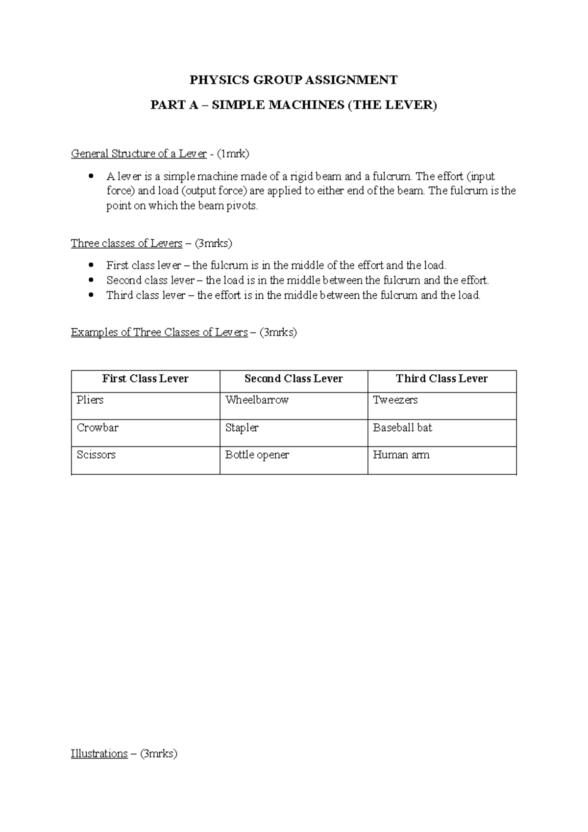 Electricity Lab for CSEC - PHYSICS GROUP ASSIGNMENT PART A – SIMPLE ...