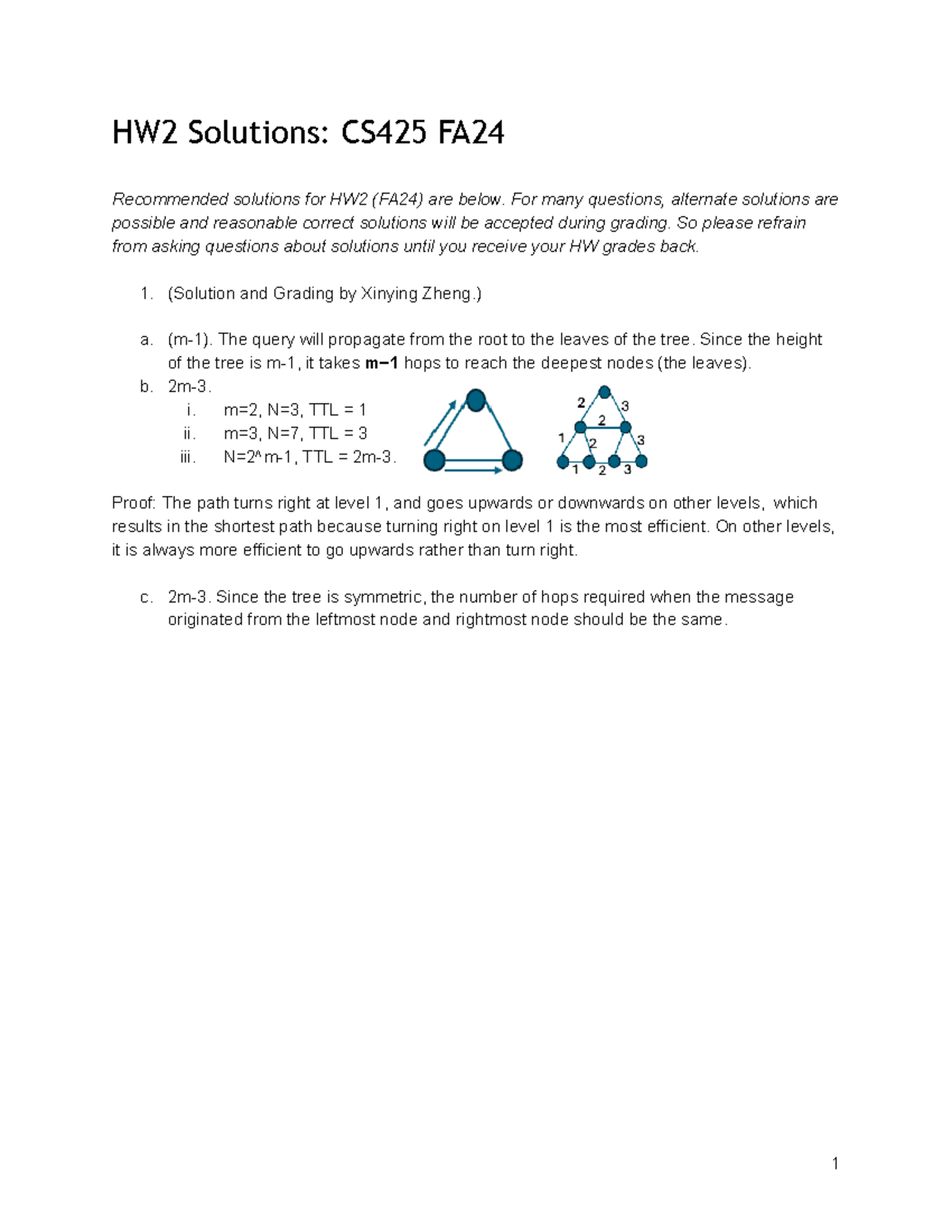 HW2 Solutions CS425 FA24 - HW2 Solutions: CS425 FA Recommended ...