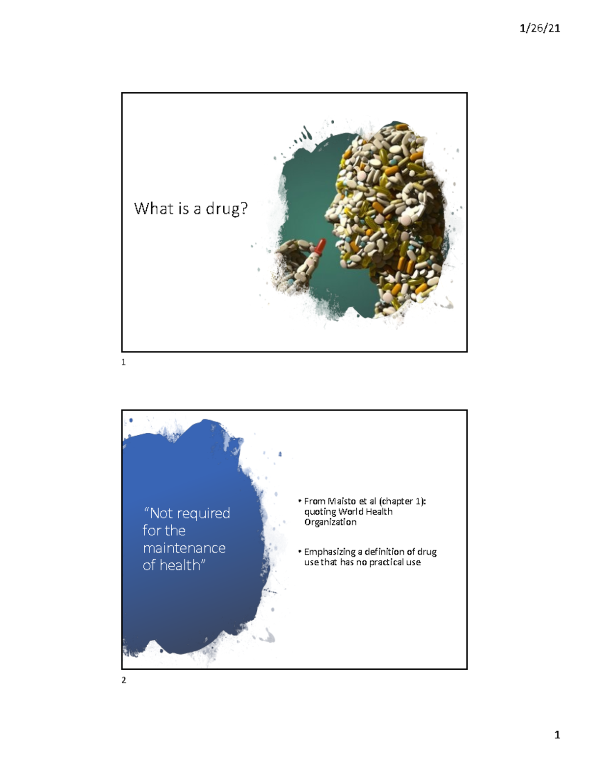 PSY 101 - Exam 1 Notes on Drug Actions and Substance Abuse Concepts ...