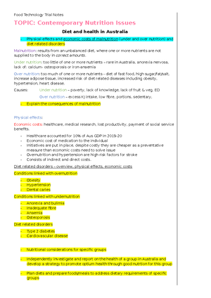 food - 12 - Australian Capital Territory (ACT) Senior Secondary ...