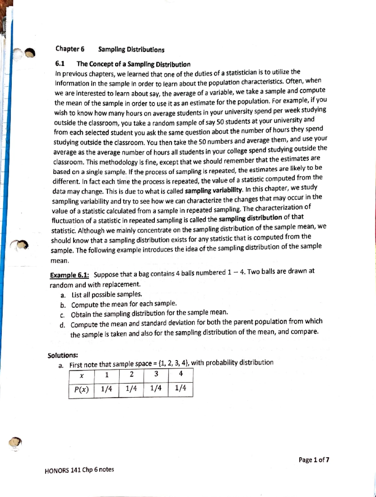 Stats Chapter 2 prt. 3 - Notes and Problems - ,_ 2 MeasuresofRelative ...