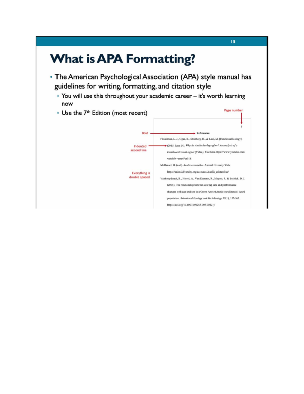 Apa formatting - APA - PSYC 1100 - Studocu