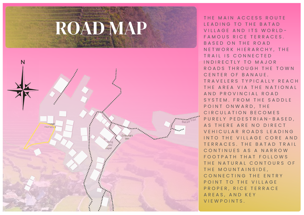 Road Map of Ifugao Rice Terraces: Access Routes to Batad Village - Studocu