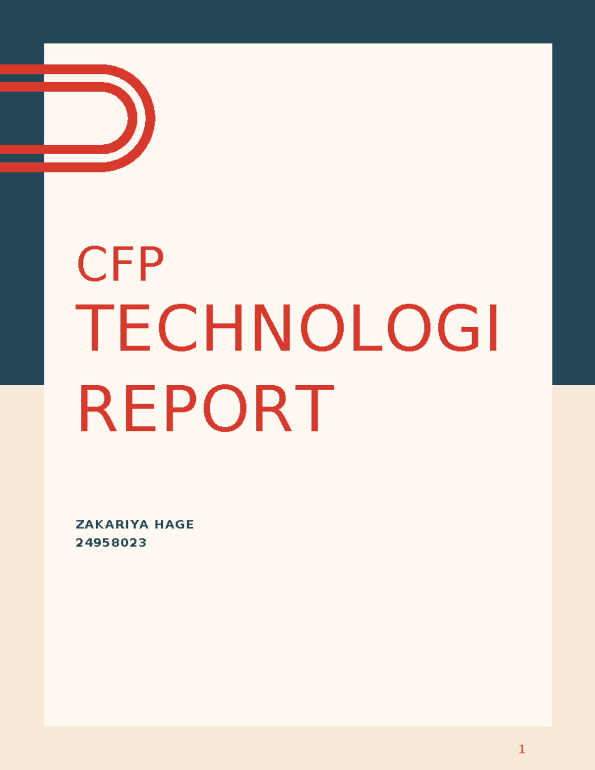 Whitepaper - template - CFP TECHNOLOGI CAL REPORT ZAKARIYA HAGE ...