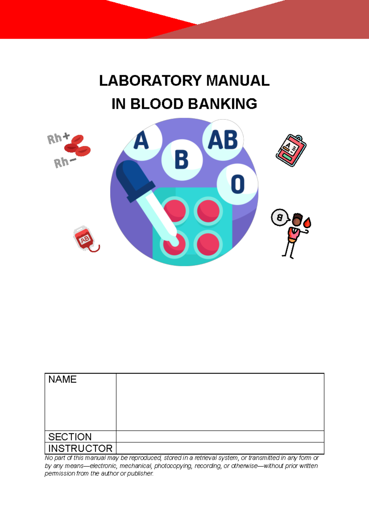 BLOOD BANKING LAB MANUAL: EXPERIMENTS & PROCEDURES - Studocu