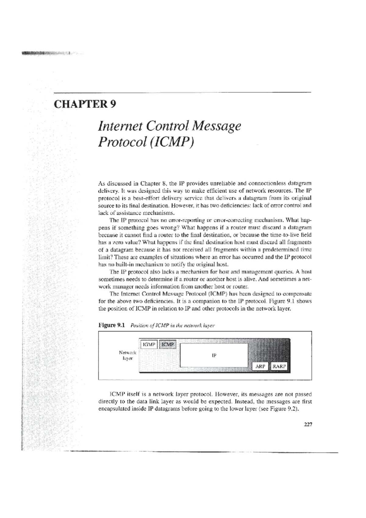 TCP/IP Chapter 9: Detailed Overview of IP Protocol - Studocu