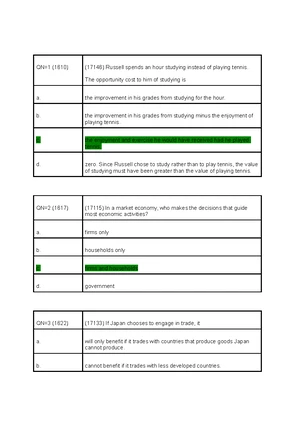 ECO111 Final Exam Study Guide: Key Concepts & Practice Questions - Studocu