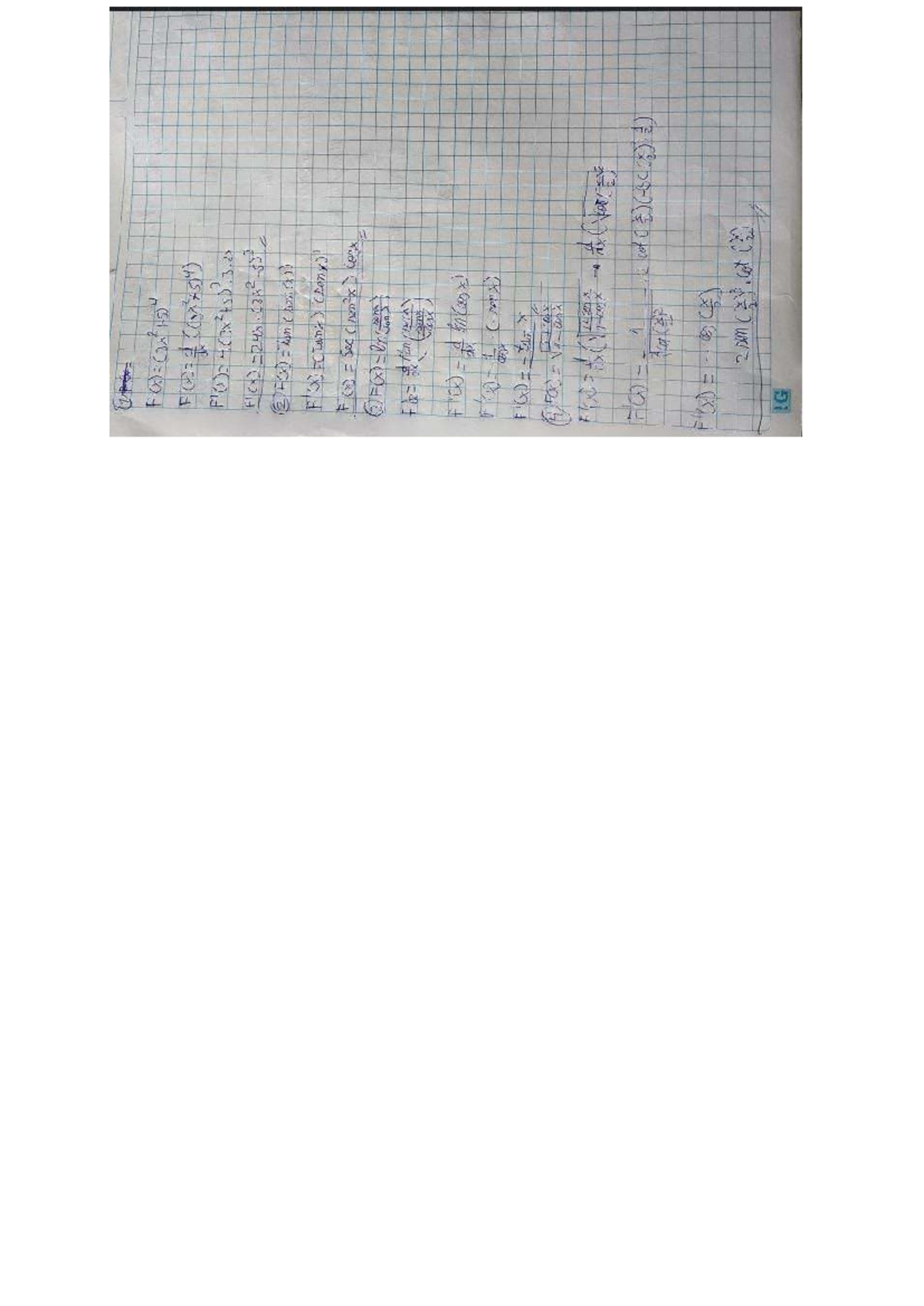 Mathematics Notes: Advanced Functions and Derivatives (MATH 101) - Studocu