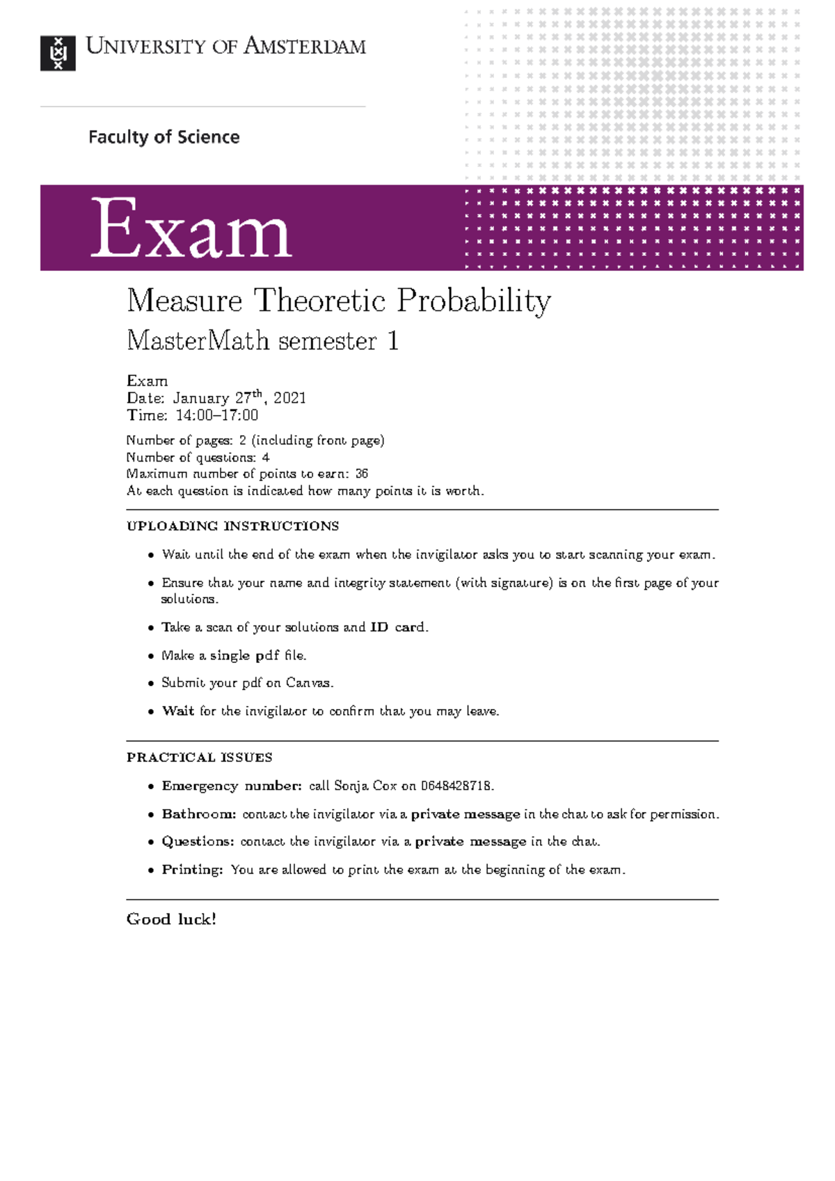 20210127 MasterMath MTP Exam Overview and Important Instructions ...