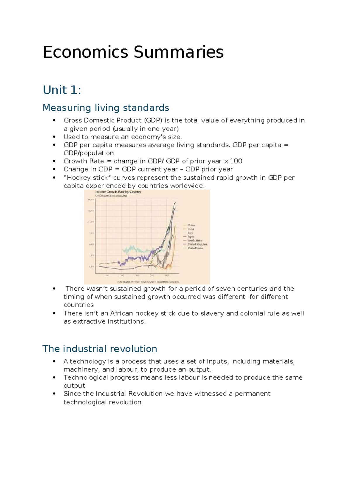 Economics Summaries: Key Concepts and Theories (ECO 101) - Studocu